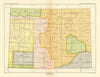 Colorado 1—Indian land cessions—Arapaho—Cheyenne—Ute—Comanche—Royce 1899 map
