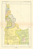 Idaho—Indian land cessions—Shoshone—Bannock—Nez Perce—Flathead—Royce 1899 map