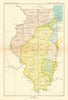 Illinois 1—Indian land cessions—Kaskaskia—Peoria—Sauk & Fox—Miami—Royce 1899 map