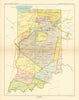 Indiana—Indian land cessions—Miami—Potawatomi—Delaware—Shawnee—Royce 1899 map