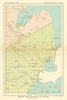 Michigan, from Saginaw Bay to Lake Erie—Indian land cessions—Royce 1899 map