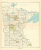 Minnesota 2—Indian land cessions—Chippewa—Winnebago—Menomini—Royce 1899 map