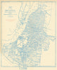 Calcutta/Kolkata—1892 cholera deaths—city disease/epidemiological dot map c1893