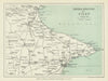 BRIDLINGTON TO FILEY. Flamborough Head. Yorkshire. WARD LOCK 1896 old map
