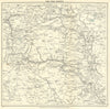 HIGH PEAK DISTRICT. Buxton Bakewell Castleton. Derbyshire. WARD LOCK 1901 map