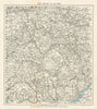 VALLEY OF THE WYE. Brecon Hereford Monmouth Chepstow. WARD LOCK 1896 old map
