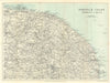 NORFOLK COAST. Yarmouth to Wells. Cromer Sheringham Norwich. WARD LOCK 1900 map