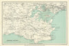 ISLE OF PURBECK. Swanage Wareham Bournemouth Poole. Dorset. WARD LOCK 1901 map