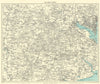 THE NEW FOREST. Southampton Ringwood Lyndhurst Lymington. Hampshire 1952 map