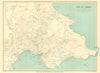 TORQUAY antique tourist town city resort plan. Devon. WARD LOCK 1925 old map