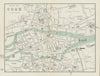 CORK antique town/city plan. River Lee. Ireland. WARD LOCK 1894 old map