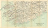 SOUTH WEST IRELAND. Cork Killarney Tralee Kenmare. WARD LOCK 1899 old map