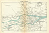 CORK antique town/city plan. River Lee. Ireland. WARD LOCK 1899 old map