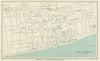 WORTHING antique town/city plan. Sussex. WARD LOCK 1917 old map chart