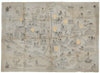 Mappe of Graine—Isle of Grain oil refinery satirical manuscript map—Kent c1925