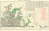 Map of Brighton—city street plan, tram & bus routes—56x86cm—Hadlow & Sons c1938