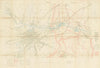 Arras trench map & city plan—front line at 1:10,000—OS/GSGS—8 April 1916