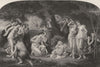 ROMANCE. Disarming of Cupid c1870 old antique vintage print picture