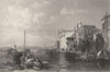 VENICE. Venice c1870 old antique vintage print picture