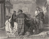 SPAIN. The letter-writer-Seville c1870 old antique vintage print picture