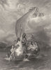 NUDES. Youth and Pleasure c1870 old antique vintage print picture