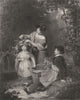 PORTRAITS. The crown of Hops c1870 old antique vintage print picture