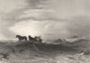 SEASCAPES. Morning on the Sea Coast c1870 old antique vintage print picture