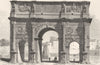 ROME. Arch of Constantine 1872 old antique vintage print picture