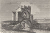 ROME. Ponte Nomentano 1872 old antique vintage print picture