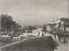 ROME. The Hospital of St Michael 1872 old antique vintage print picture