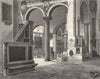 ROME. Church of Sta Maria in Aracoeli 1872 old antique vintage print picture