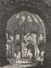 ROME. Interior of the Minerva Medica 1872 old antique vintage print picture