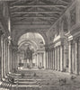 ROME. Constantinian Basilica of St Peter's 1872 old antique print picture