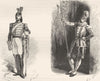 ROME. Noble Guard; Pope's Swiss 1872 old antique vintage print picture