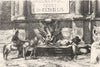 ROME. Fountain, Villa of Pope Julius III 1872 old antique print picture