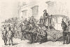ROME. Cardinals, Quirinal Palace 1872 old antique vintage print picture