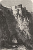 ROME. Ravine. Temple of Hercules, Sibyl 1872 old antique vintage print picture