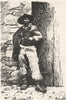 ROME. Some Pecorari like Clephts' 1872 old antique vintage print picture