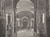 VATICAN. Gallery of the Candelabra 1872 old antique vintage print picture