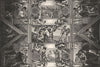 VATICAN. Ceiling of Sistine chapel 1872 old antique vintage print picture