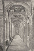 VATICAN. The Loggie(Vatican) 1872 old antique vintage print picture