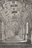 VATICAN. The Gallery of Maps, Vatican 1872 old antique vintage print picture