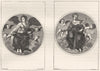 VATICAN. Poetry. Theology 1872 old antique vintage print picture