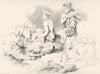 DEER. Rest-Landseer c1880 old antique vintage print picture