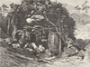 SCOTLAND. Highland Whiskey Still-Landseer c1880 old antique print picture