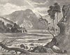SCOTLAND. River in-Landseer c1880 old antique vintage print picture