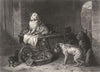 BUILDINGS. Jack in office-Landseer c1880 old antique vintage print picture