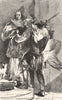 BIRDS. The Falcon-Landseer c1880 old antique vintage print picture
