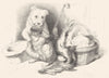 PORTRAITS. The beggar-Landseer c1880 old antique vintage print picture