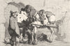BELGIUM. Refreshment. Belgium-Landseer c1880 old antique vintage print picture